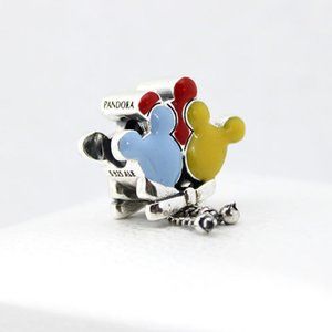 Pandora Mickey Mouse Balloons Charm S925 Sterling Silver with box